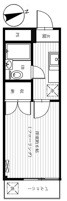 エスケイマンション 間取り図