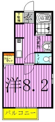 クレセント 間取り図