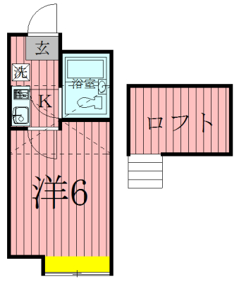 ジュネパレス柏第48 201号室 間取り