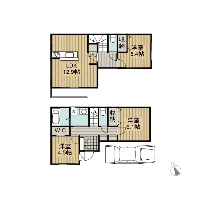 八柱貸家 間取り