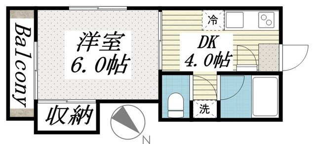 ジュネパレス我孫子第02 103号室 間取り