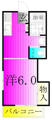ジュネパレス我孫子第02 103号室 間取り