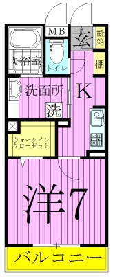 クレール　ド　ルネ 間取り図