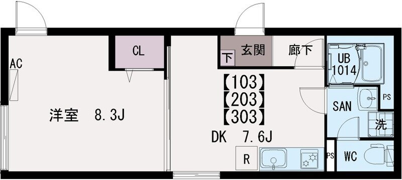 イクシオ島根 間取り図