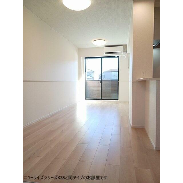 仮）根木内アパート リビング