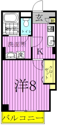 ボナール 間取り図