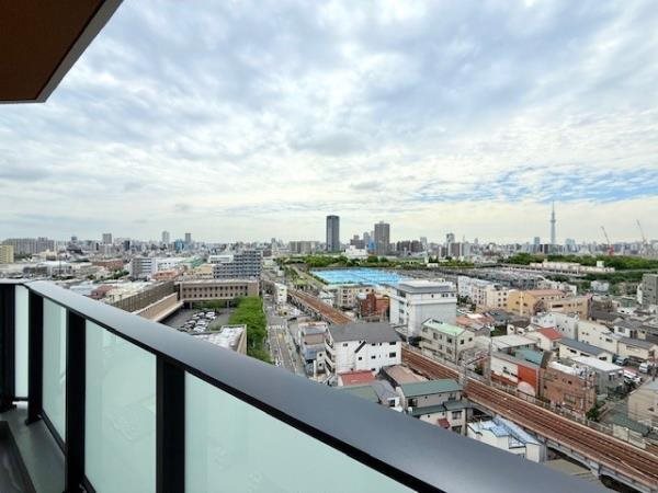 アジールコート町屋 ベランダ