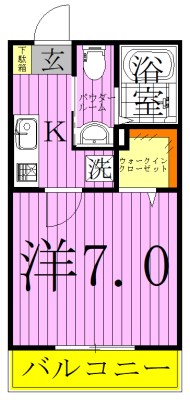 アートスタイル五反野 間取り図