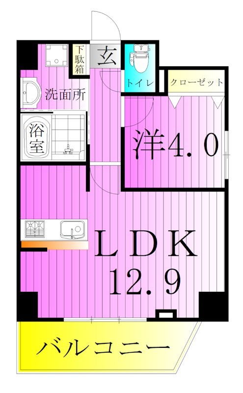 Adachi　Liner　Toneri　Residence 間取り図