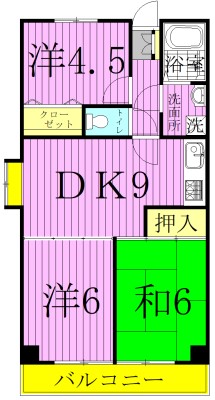 ＪＴＡ綾瀬 間取り図