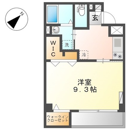 プリオールCOCO 305号室 間取り