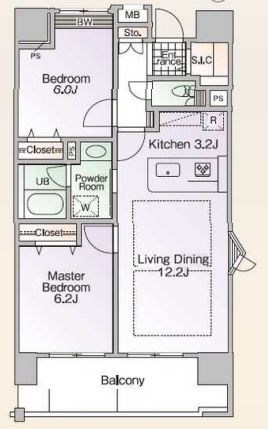 ロイヤルパークス新田 間取り図