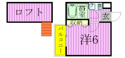 ジュネパレス松戸第88 203号室 間取り