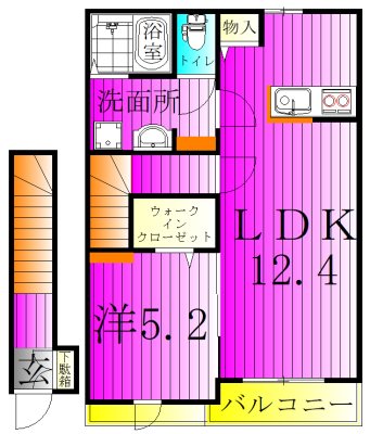 サニーホームⅢ 間取り