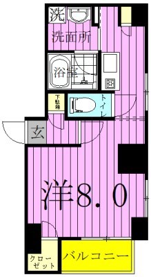 リデンテ谷在家 間取り図