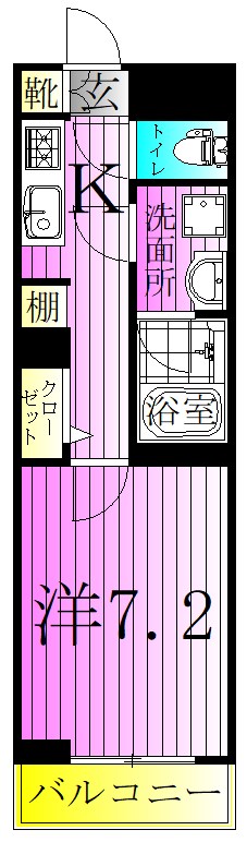 クレストコート綾瀬 間取り図