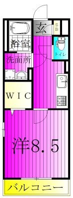 ロイヤルフレア・Ｍ 201号室 間取り