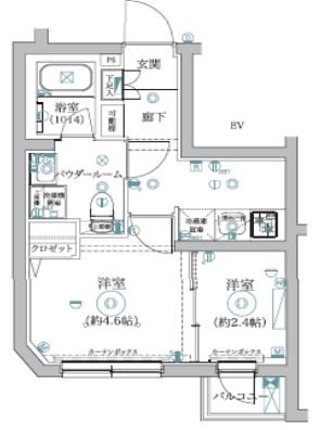 REGOLITH KITAAYASE 間取り図