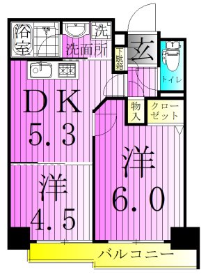 ルフレ　リバーサイド町屋 間取り図