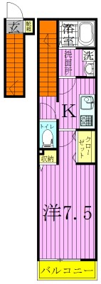 リブリ・竹ノ塚１ 間取り図
