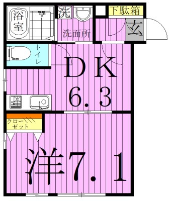 SQUARE2 間取り図