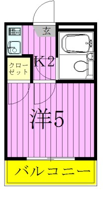 フローラルタウン2 間取り図