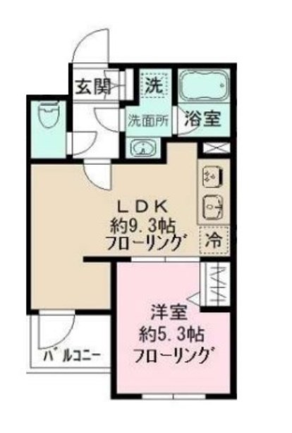 gute　Wohnung　北千住 間取り図