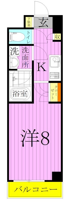 Artecasa　Alivie　綾瀬 間取り図