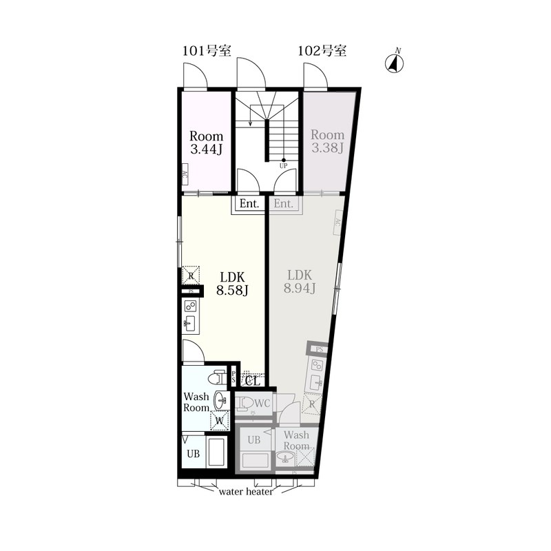 ヒルズレジデンス北千住 間取り図