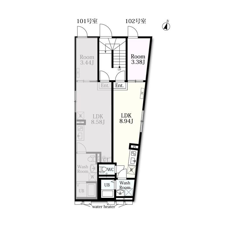 ヒルズレジデンス北千住 間取り図