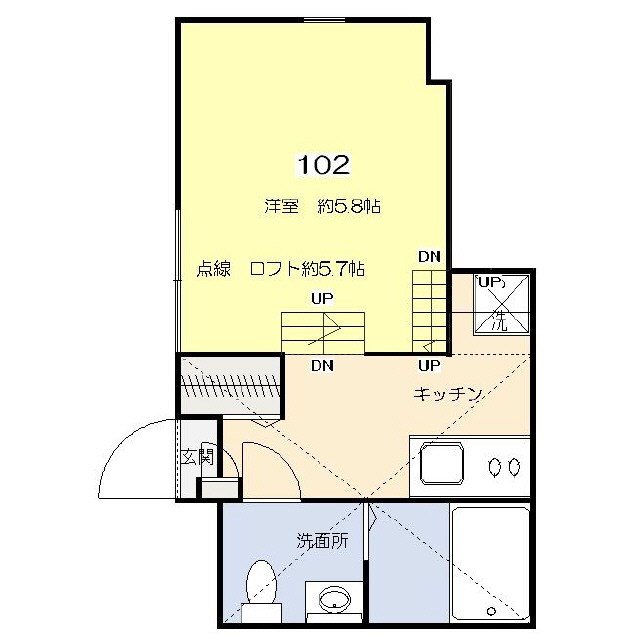 セレーナあらかわ遊園 間取り図
