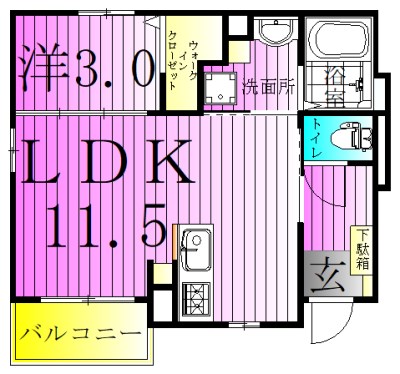 オスペダーレ・カネミツ 間取り図
