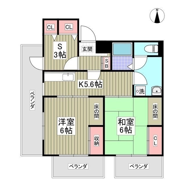 URBAN TERRACE亀有 間取り図