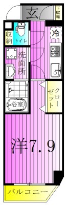 Glee Residence 間取り図