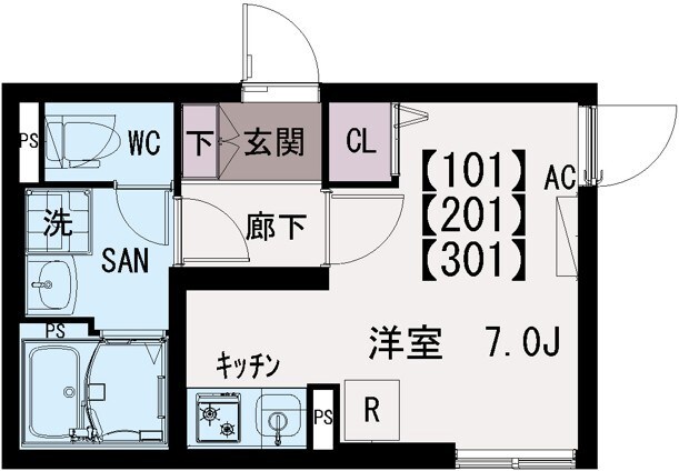 イクシオ栗原 間取り図