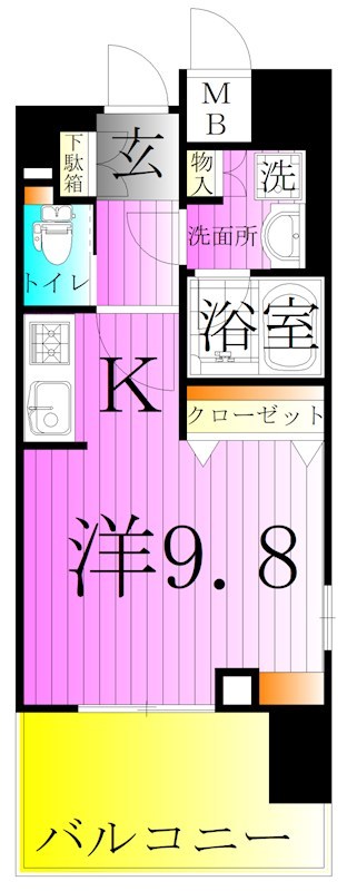 サンクレール荒川ブランガーデン 間取り図