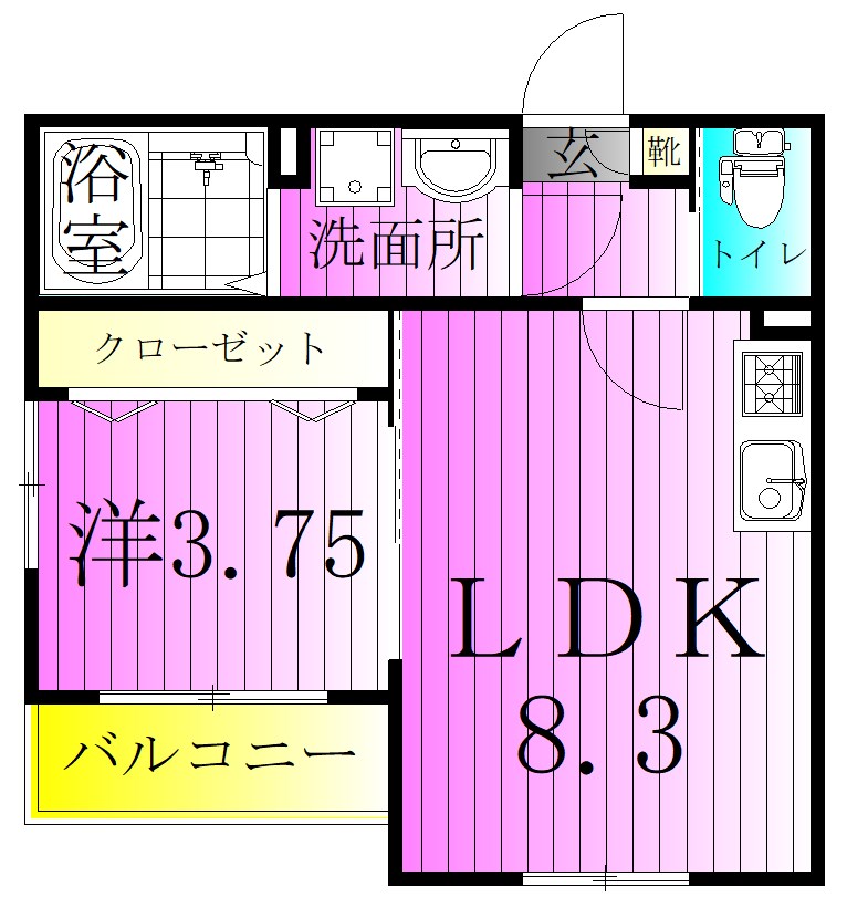 チルアウト八潮 間取り図