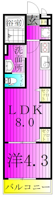 リブリ・南柏Ⅱ 間取り