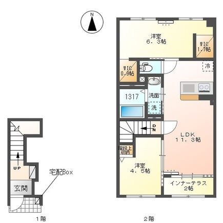Glanz -グランツ- 202号室 間取り