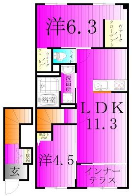 Glanz -グランツ- 202号室 間取り