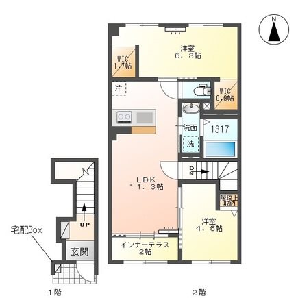 Glanz -グランツ- 203号室 間取り