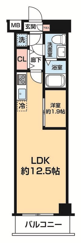 ARCOBALENO DAISHIMAE 間取り図