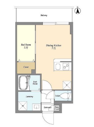 アルファコート五反野 間取り図