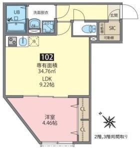 ZEN Machiya 間取り図