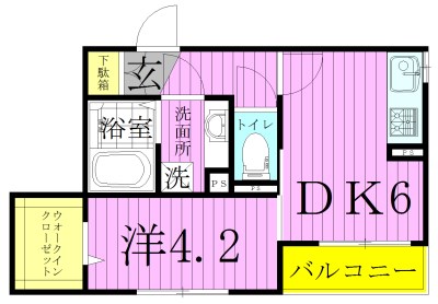 アイリス北綾瀬 間取り図
