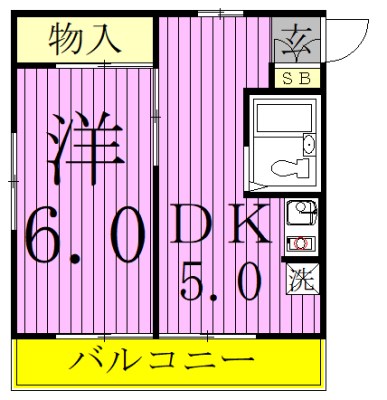 南流山マンション  間取り