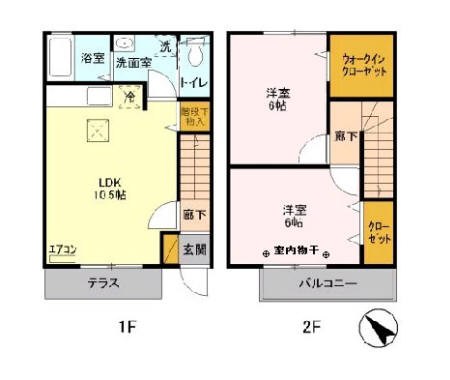 ジュ・マルティⅡ 間取り図