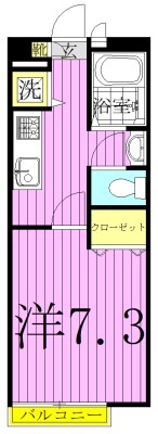 アプリコットアベニュー東台本町 205号室 間取り