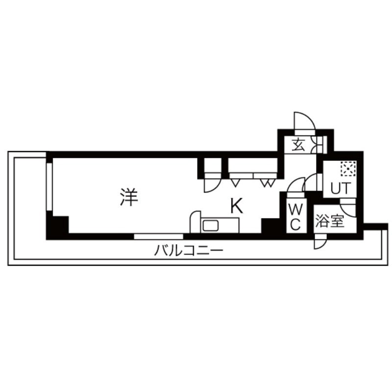 スペリオルクラブ 1003号室 間取り