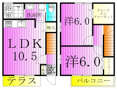 ジュ・マルティⅡ 間取り図